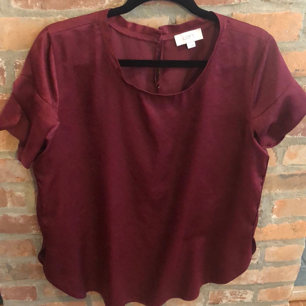 Loft Outlet tulip sleeve blouse